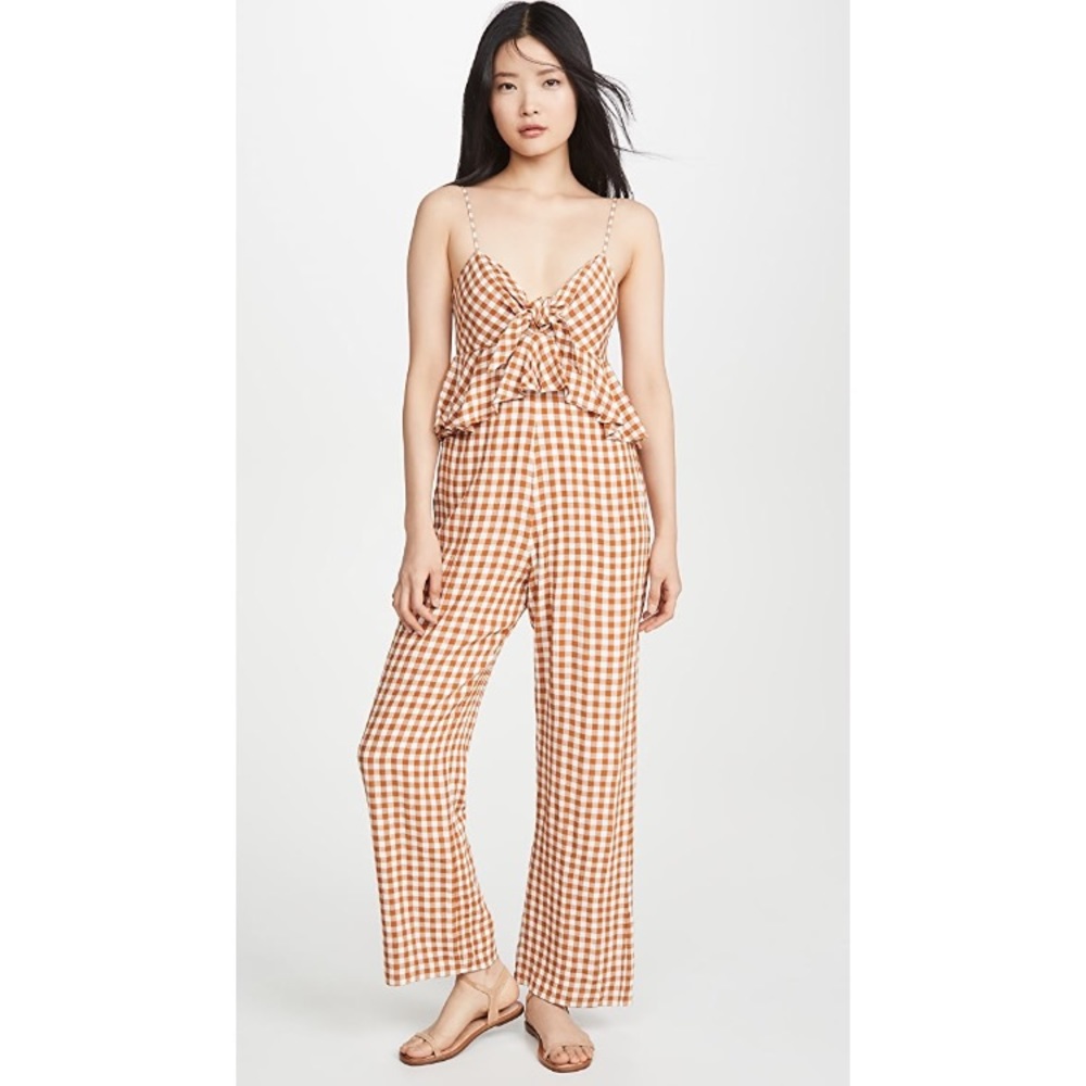 Saylor Laken Jumpsuit in Apricot